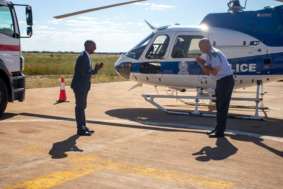 Puma Donates Aaircraft Fuel to Botswana Police Service