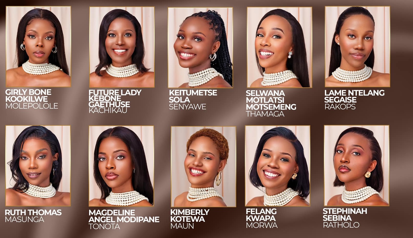 Miss Botswana 2025 Announces Top 10 Finalists Botswana Youth Magazine